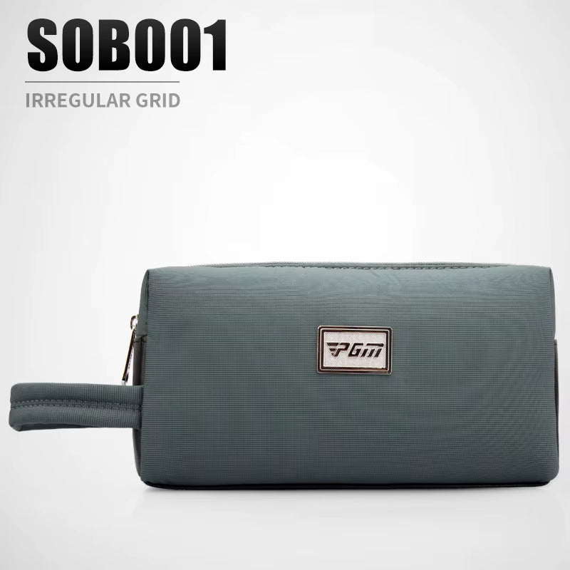 Pack 1 Pcs Golf Pouch Bag Handbag Waterproof Zipper Mini Golf Bag Unisex Phone Pouch Makeup Cosmetic Bag Sport Accessories