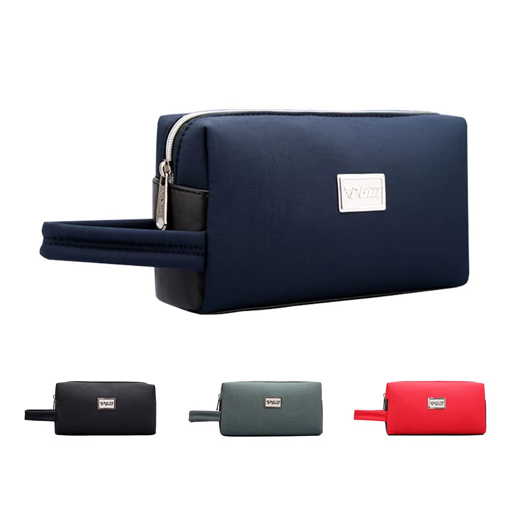 Pack 1 Pcs Golf Pouch Bag Handbag Waterproof Zipper Mini Golf Bag Unisex Phone Pouch Makeup Cosmetic Bag Sport Accessories