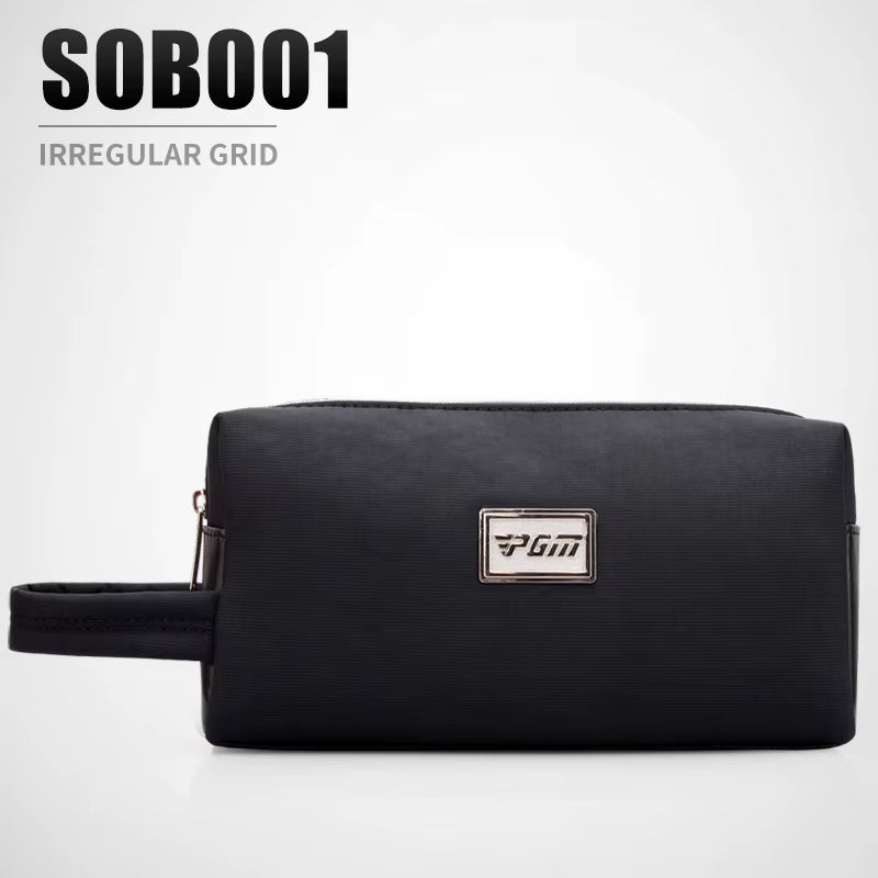Pack 1 Pcs Golf Pouch Bag Handbag Waterproof Zipper Mini Golf Bag Unisex Phone Pouch Makeup Cosmetic Bag Sport Accessories