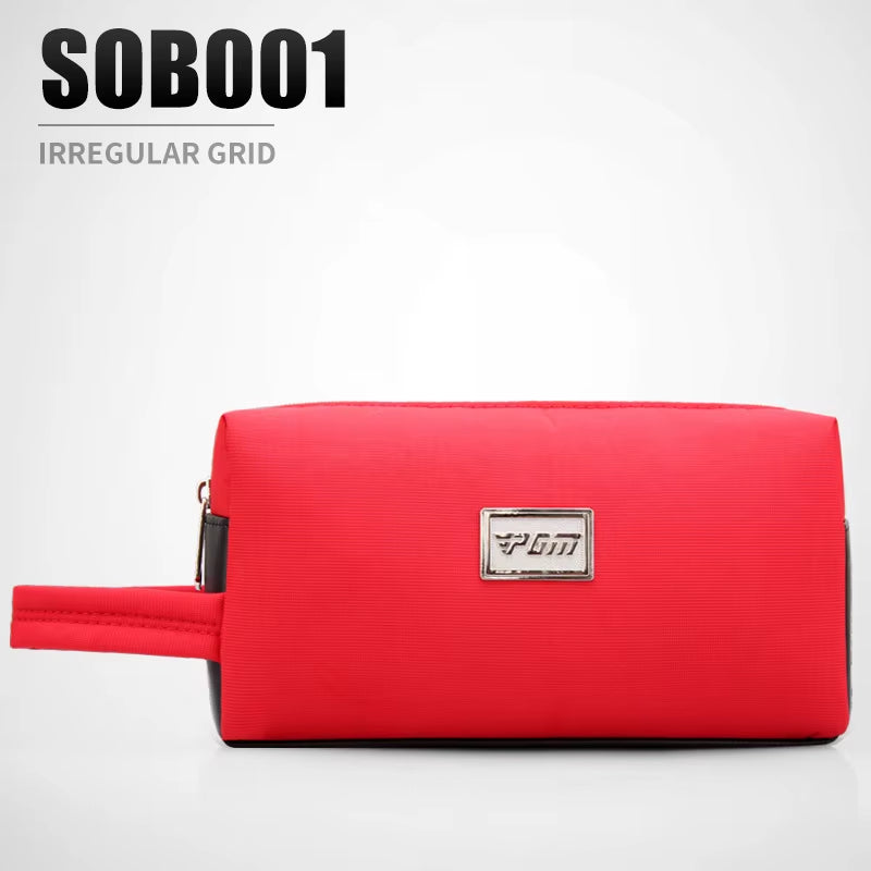 Pack 1 Pcs Golf Pouch Bag Handbag Waterproof Zipper Mini Golf Bag Unisex Phone Pouch Makeup Cosmetic Bag Sport Accessories