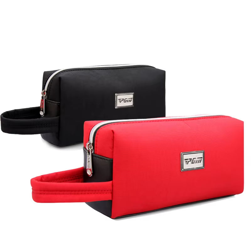 Pack 1 Pcs Golf Pouch Bag Handbag Waterproof Zipper Mini Golf Bag Unisex Phone Pouch Makeup Cosmetic Bag Sport Accessories