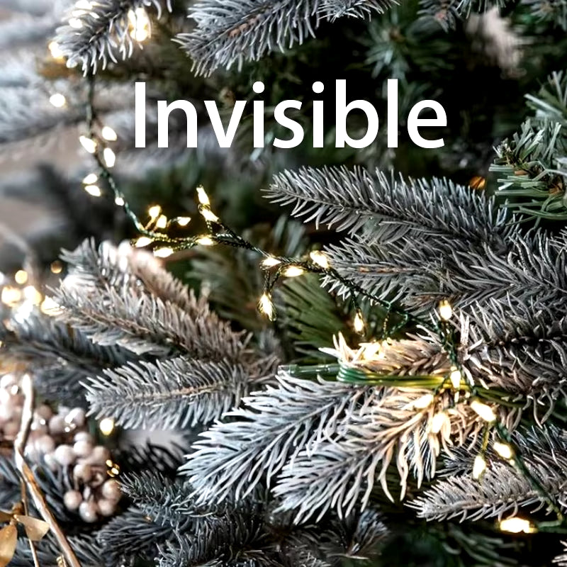 36M Cluster LED Christmas String Lights Outdoor Decoration Garden Tree Waterproof Lamp for Halloween Party Home Holiday Lighting